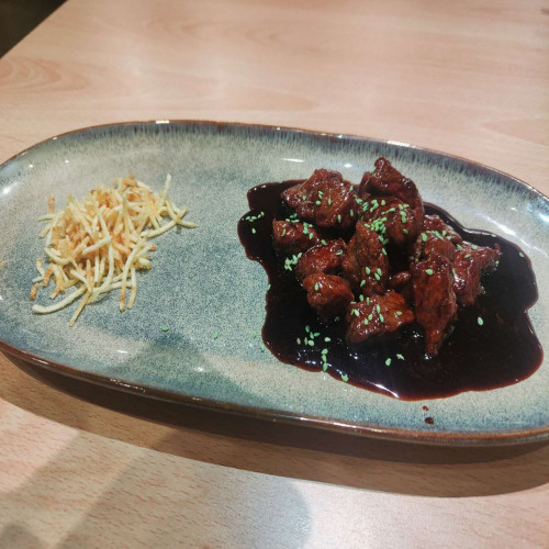 Solomillo de Buey con Patatas fritas