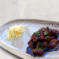 Atun en Salsa Teriyaki con Patatas